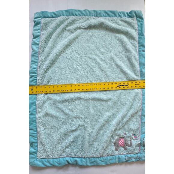 Koala Baby Green Pink Elephant Bird Dream Big Little One Plush Blanket Kids - Picture 5 of 7